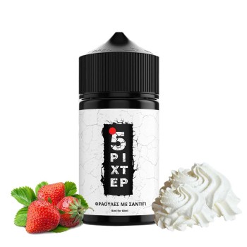 5 ΡΙΧΤΕΡ Φράουλες με σαντιγί Shake & Vape 15/60ml